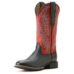 Round Up W Toe Western Boot
