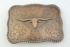 Buckle Longhorn koper